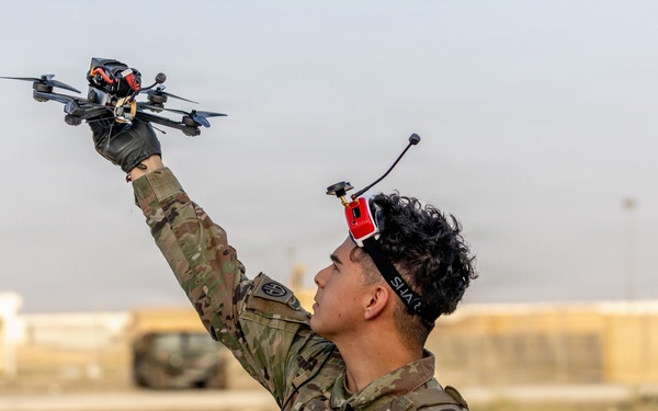 U.S. Army Soldiers Conduct Operations in the Middle East