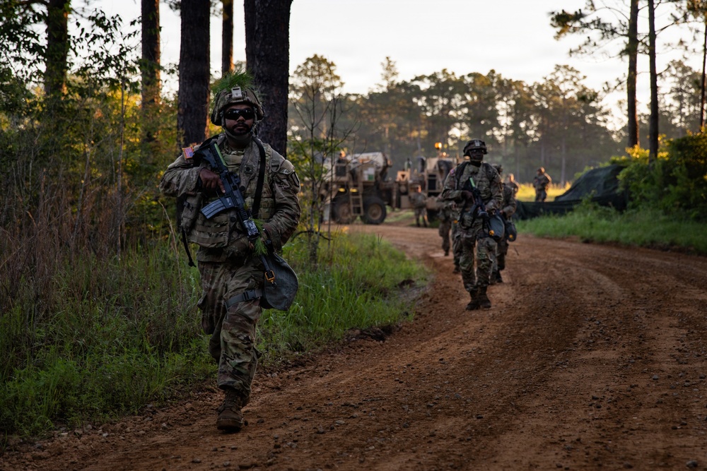 365th Engineer Battalion Patrol and Medical Simulation for OSJ