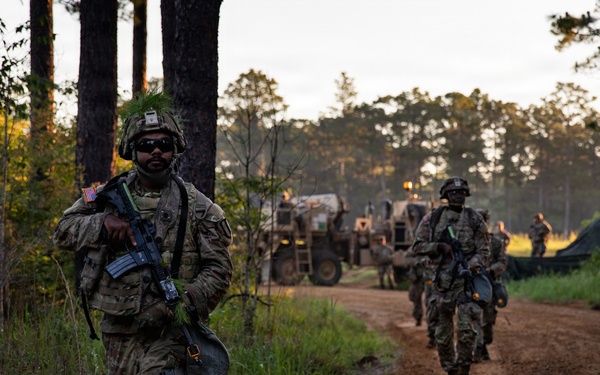 365th Engineer Battalion Patrol and Medical Simulation for OSJ