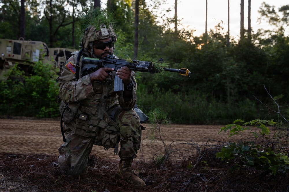 365th Engineer Battalion Patrol and Medical Simulation for OSJ
