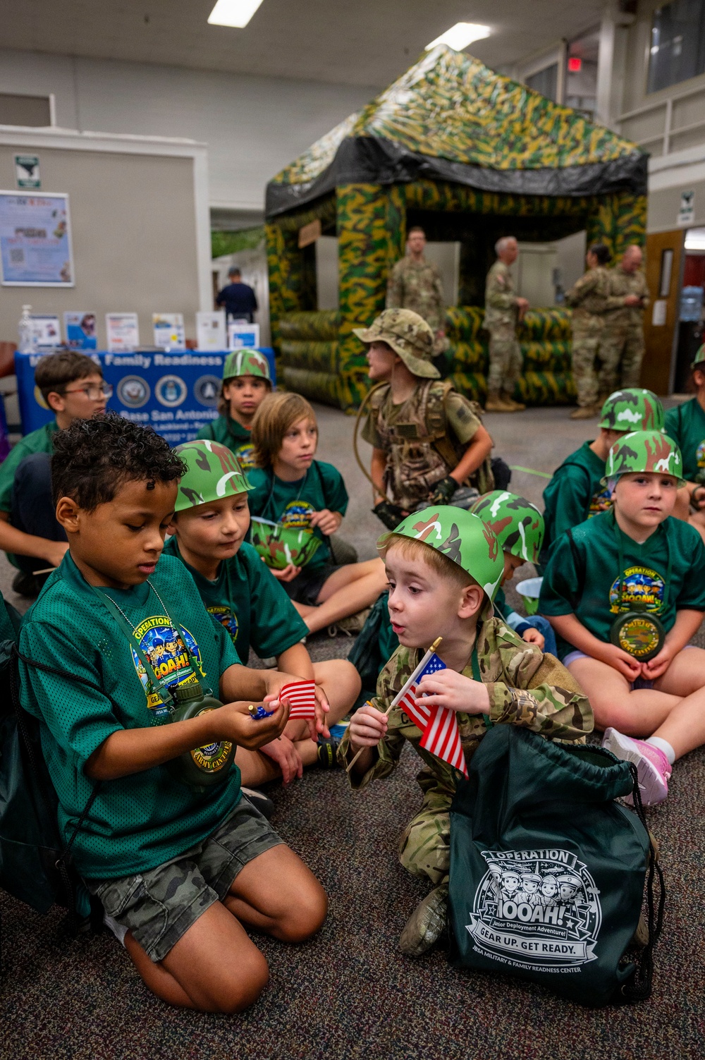 Operation HOOAH gives children the mock deployment experience
