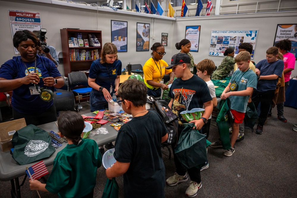 Operation HOOAH gives children the mock deployment experience