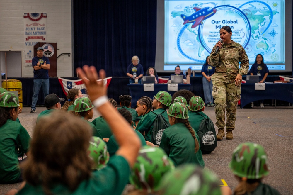 Operation HOOAH gives children the mock deployment experience