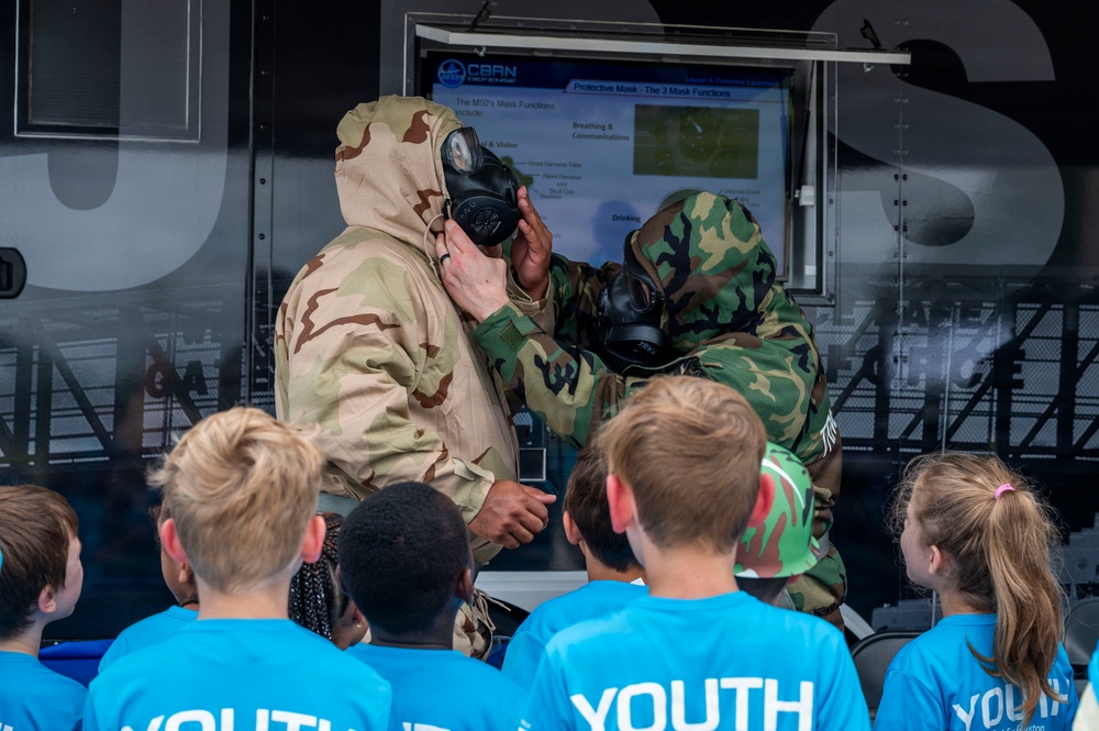 Operation HOOAH gives children the mock deployment experience
