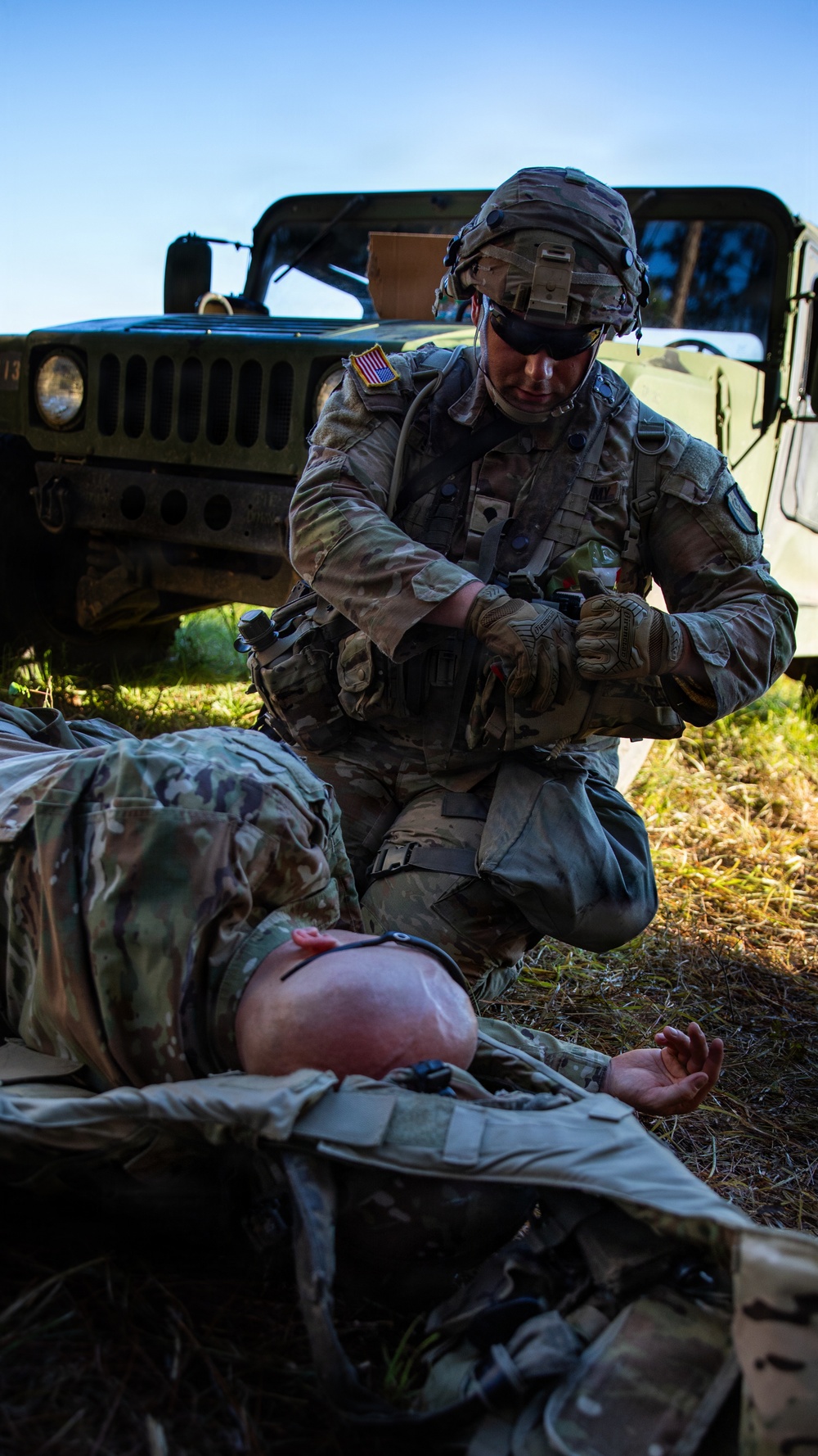 365th Engineer Battalion Patrol and Medical Simulation for OSJ