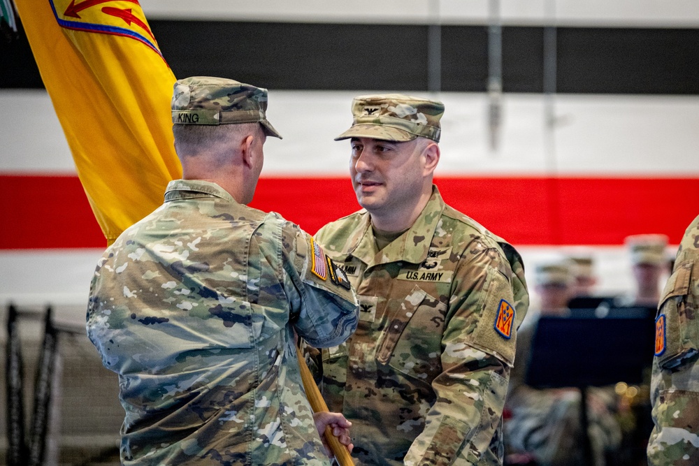 U.S. Army Air Defense Artillery Brigade in Europe holds its second change-of-command ceremony