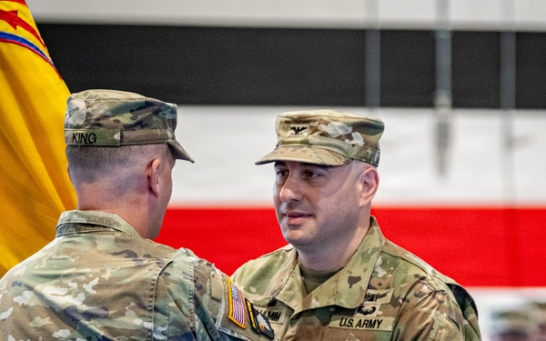 U.S. Army Air Defense Artillery Brigade in Europe holds its second change-of-command ceremony
