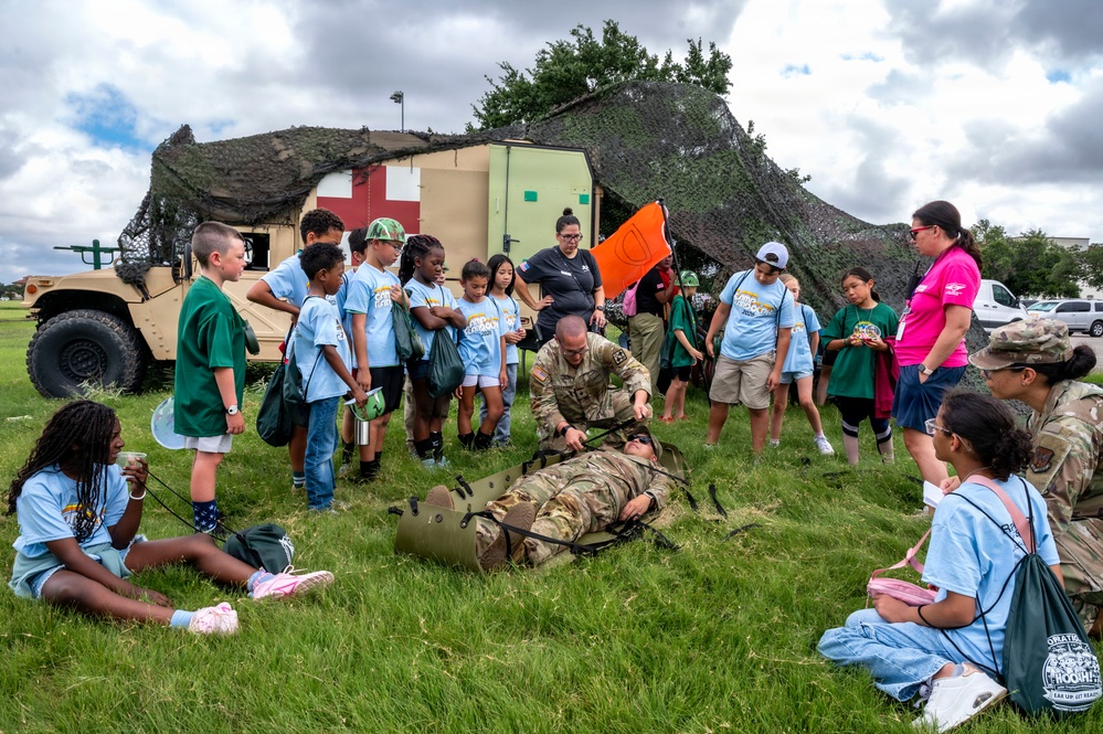 Operation HOOAH gives children the mock deployment experience