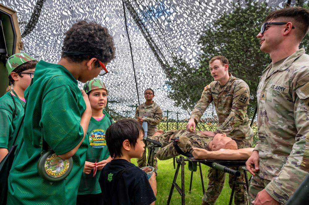 Operation HOOAH gives children the mock deployment experience