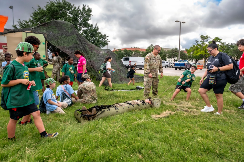 Operation HOOAH gives children the mock deployment experience