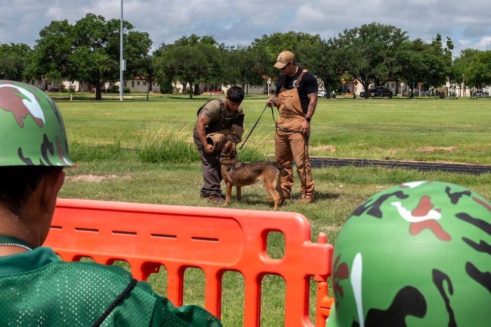 Operation HOOAH gives children the mock deployment experience