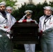 Military Funeral Honors are Conducted for U.S. Navy Radioman Petty Officer 1st Class Louis Rine at U.S. Soldiers' and Airmen's Home National Cemetery