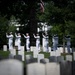 Military Funeral Honors are Conducted for U.S. Navy Radioman Petty Officer 1st Class Louis Rine at U.S. Soldiers' and Airmen's Home National Cemetery