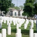 Military Funeral Honors are Conducted for U.S. Navy Radioman Petty Officer 1st Class Louis Rine at U.S. Soldiers' and Airmen's Home National Cemetery