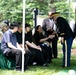 Military Funeral Honors are Conducted for U.S. Navy Radioman Petty Officer 1st Class Louis Rine at U.S. Soldiers' and Airmen's Home National Cemetery