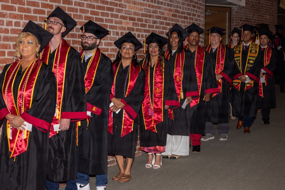 The 50th Annual Voluntary Education Graduation Ceremony at MCAS Cherry Point