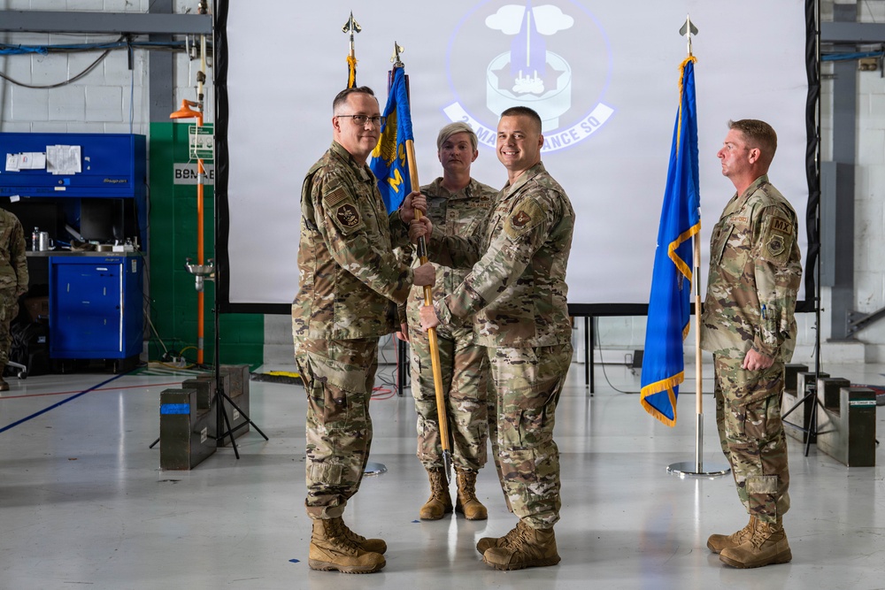 2nd Maintenance Squadron Change of Command 2026