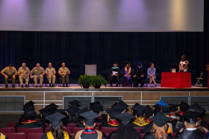The 50th Annual Voluntary Education Graduation Ceremony at MCAS Cherry Point