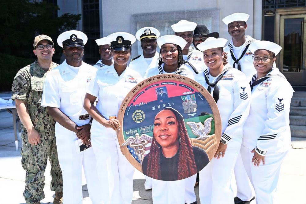 NMRTC Sailor, HM1 Kynesha G. Holman, Retires After 21 Years of Service