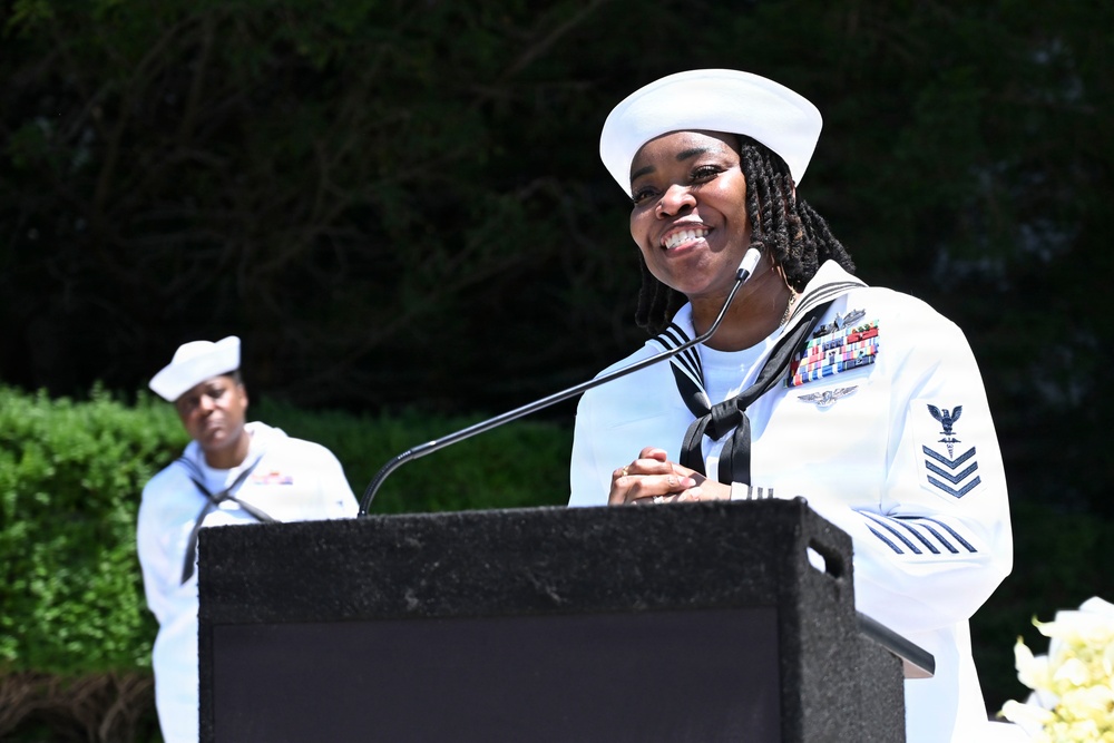 NMRTC Sailor, HM1 Kynesha G. Holman, Retires After 21 Years of Service