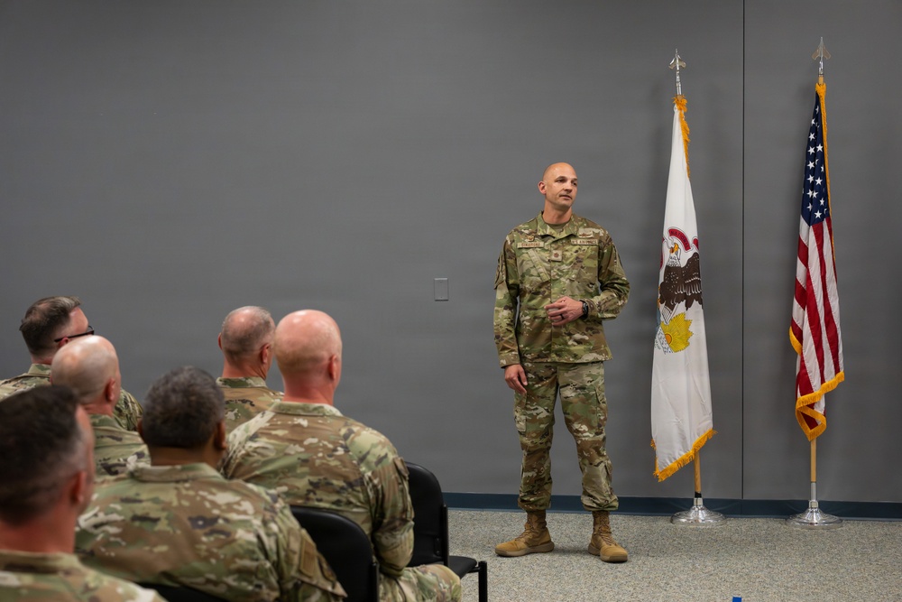 182nd Communications Squadron Change of Command Ceremony