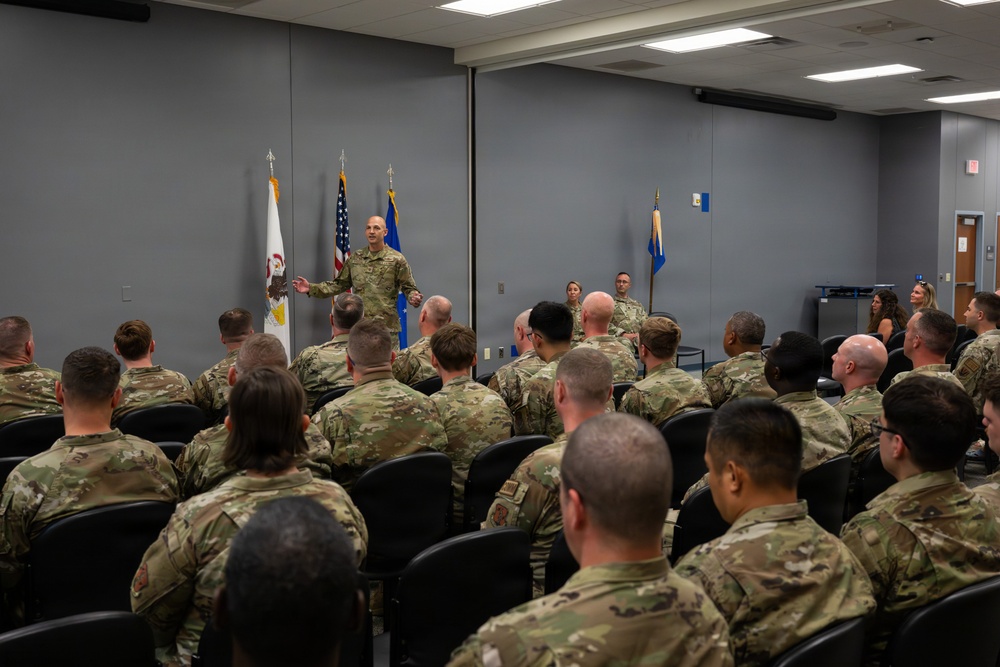 182nd Communications Squadron Change of Command Ceremony