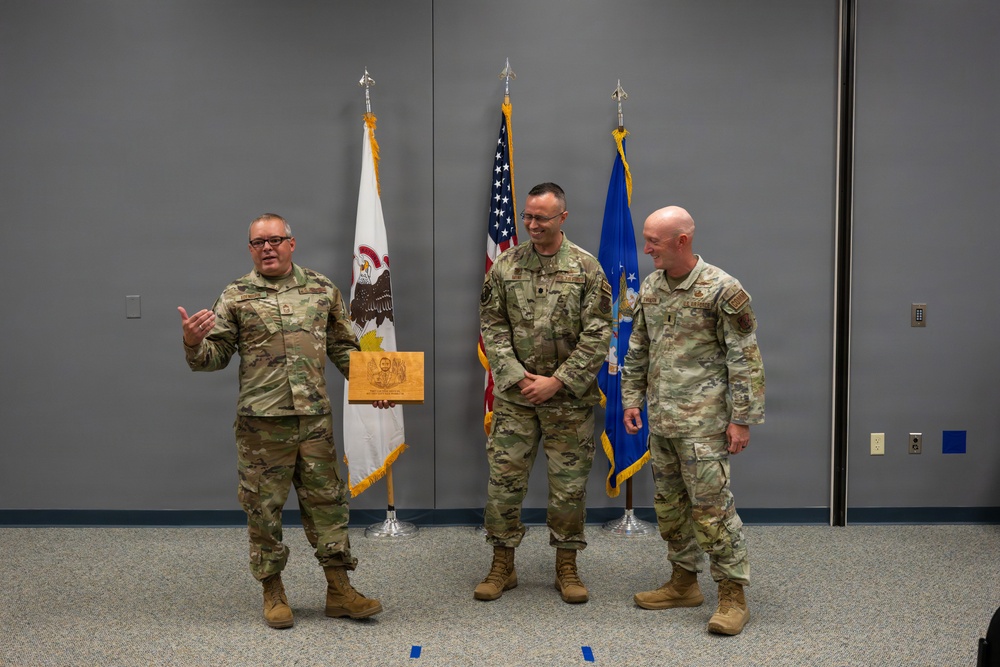 182nd Communications Squadron Change of Command Ceremony