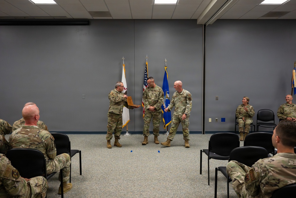 182nd Communications Squadron Change of Command Ceremony