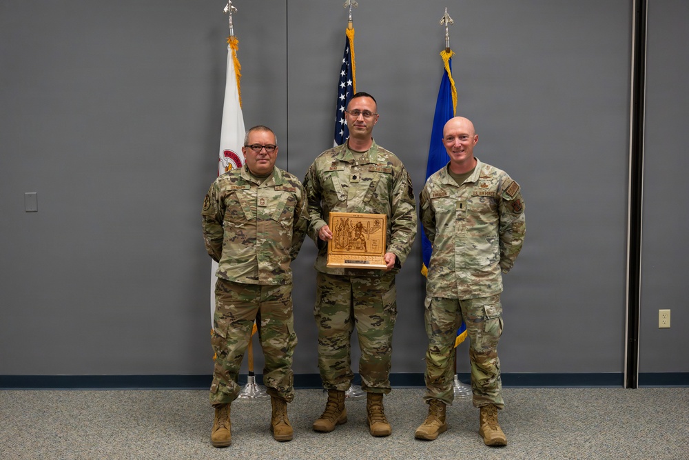 182nd Communications Squadron Change of Command Ceremony
