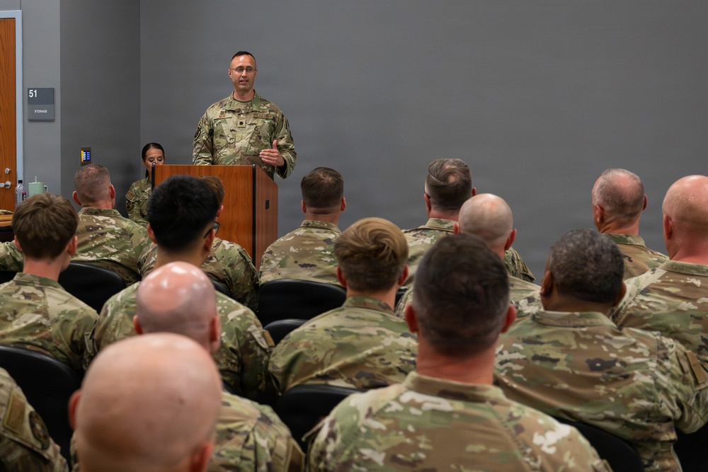 182nd Communications Squadron Change of Command Ceremony