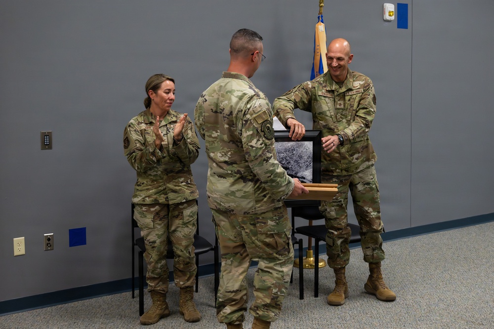 182nd Communications Squadron Change of Command Ceremony
