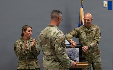 182nd Communications Squadron Change of Command Ceremony