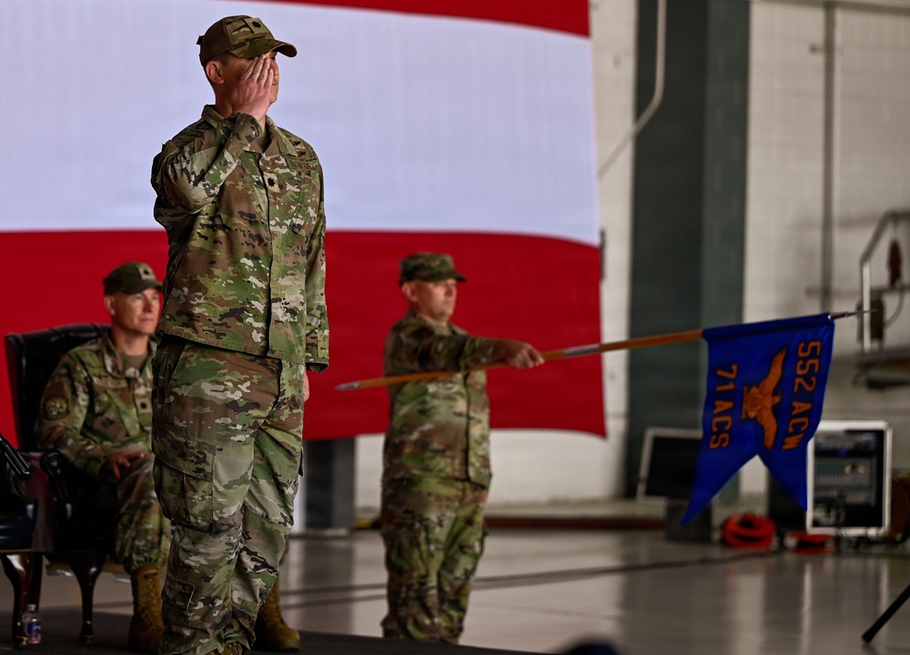 752nd Operations Support Squadron inactivated, 71st Air Control Squadron activated at Tinker