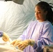 422nd Medical Detachment Veterinary Service Support (MDVS) performs medical procedure on mechanical canine to treat Gastric Dilatation-Volvulus (GDV)