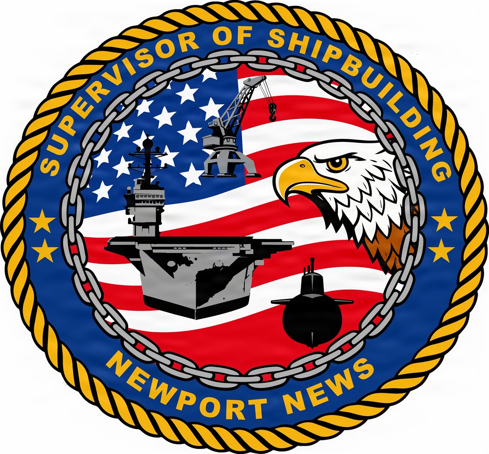 Official Command Logo - SUPSHIP Newport News (Medium)