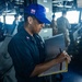 USS Donald Cook records information during a visual information drill