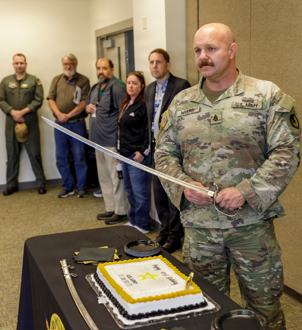 Saber for the Cake Cutting