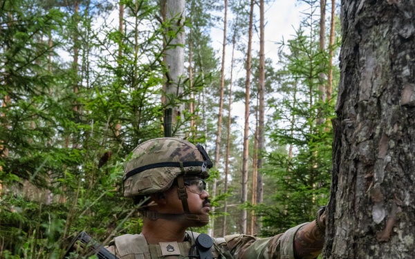 Blackfoot Company, 1-4 Infantry - Blank firing range in GTA