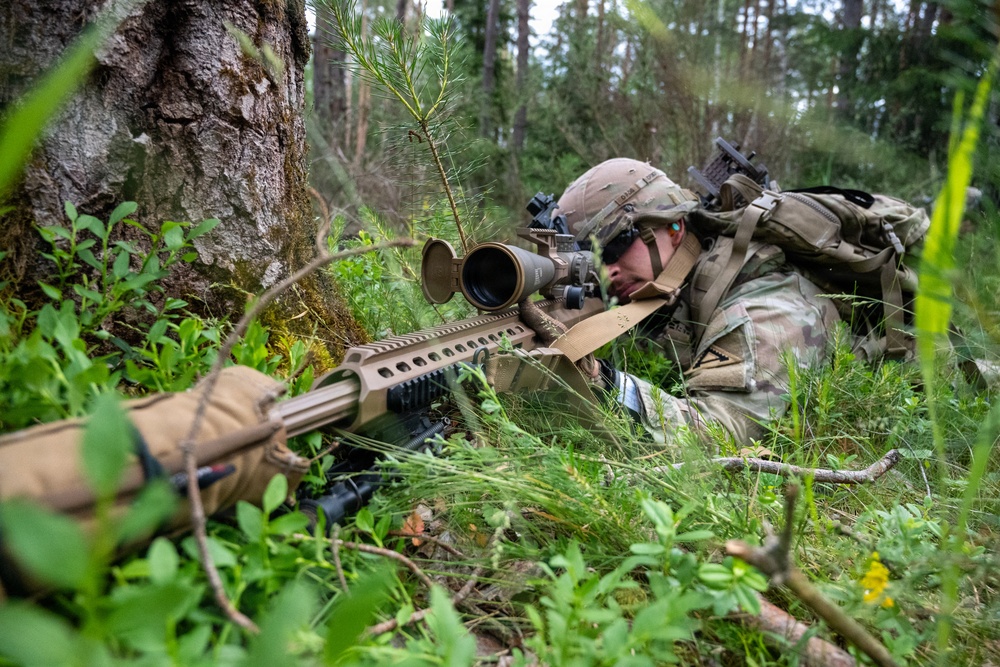 Blackfoot Company, 1-4 Infantry - Blank firing range in GTA