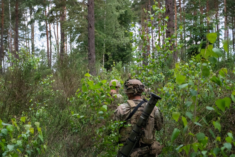 Blackfoot Company, 1-4 Infantry - Blank firing range in GTA