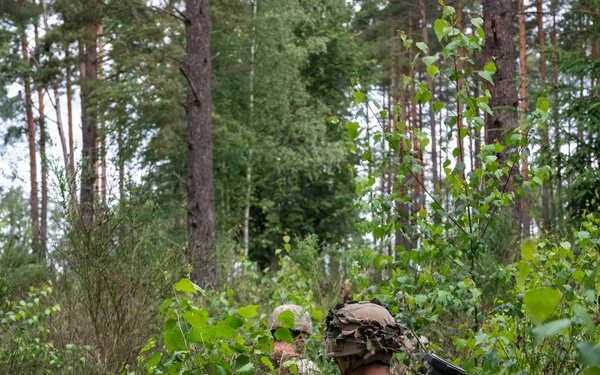 Blackfoot Company, 1-4 Infantry - Blank firing range in GTA