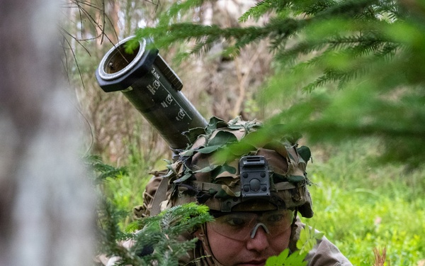 Blackfoot Company, 1-4 Infantry - Blank firing range in GTA