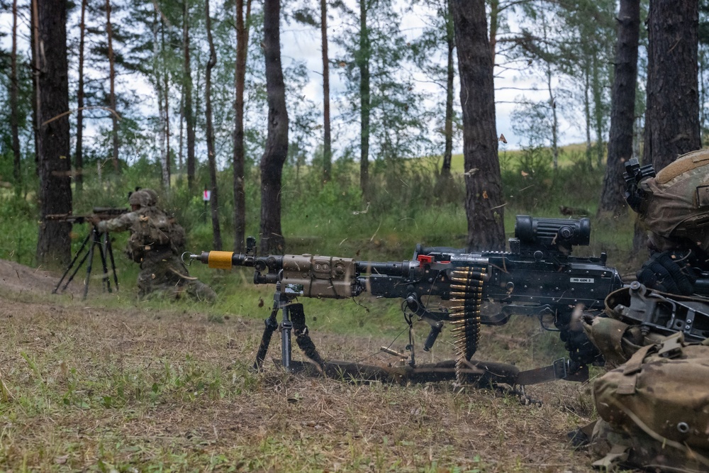 Blackfoot Company, 1-4 Infantry - Blank firing range in GTA