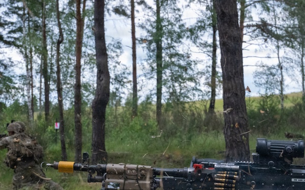 Blackfoot Company, 1-4 Infantry - Blank firing range in GTA