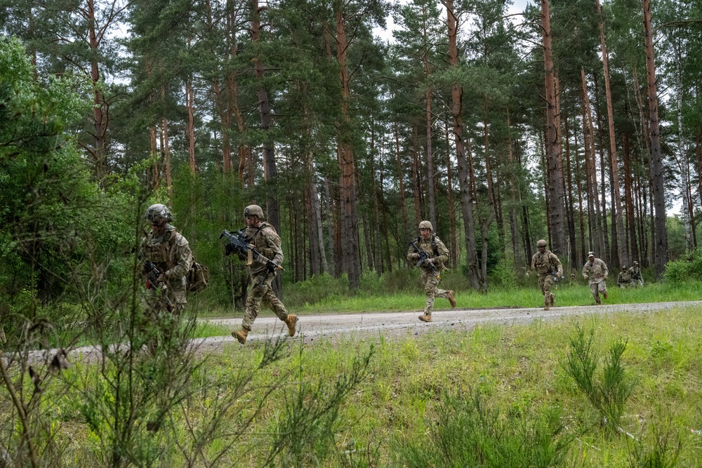 Blackfoot Company, 1-4 Infantry - Blank firing range in GTA