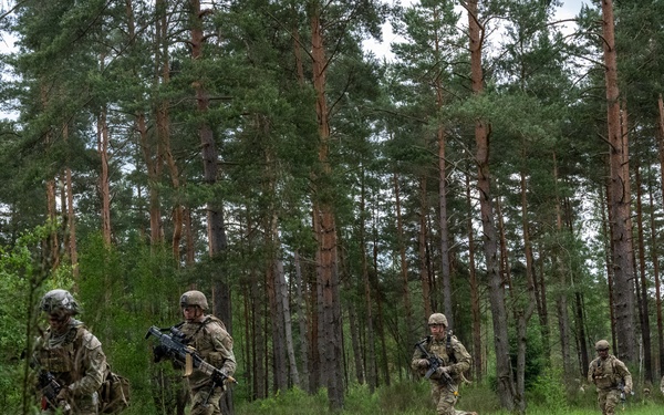 Blackfoot Company, 1-4 Infantry - Blank firing range in GTA