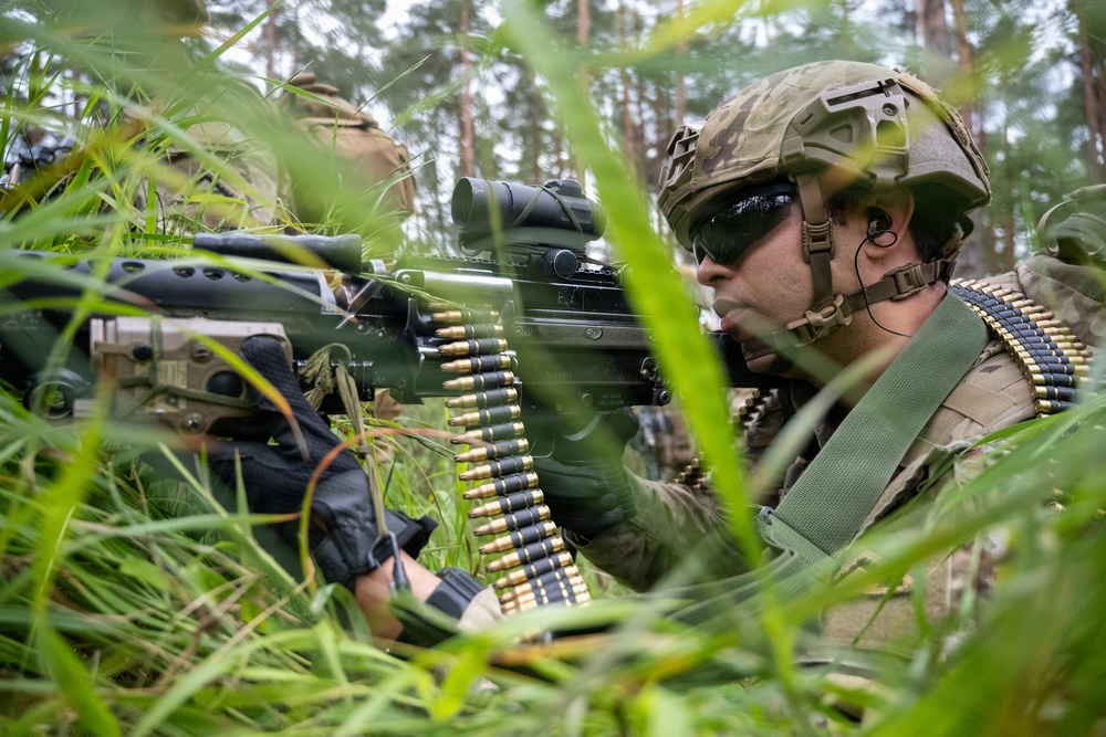 Blackfoot Company, 1-4 Infantry - Blank firing range in GTA