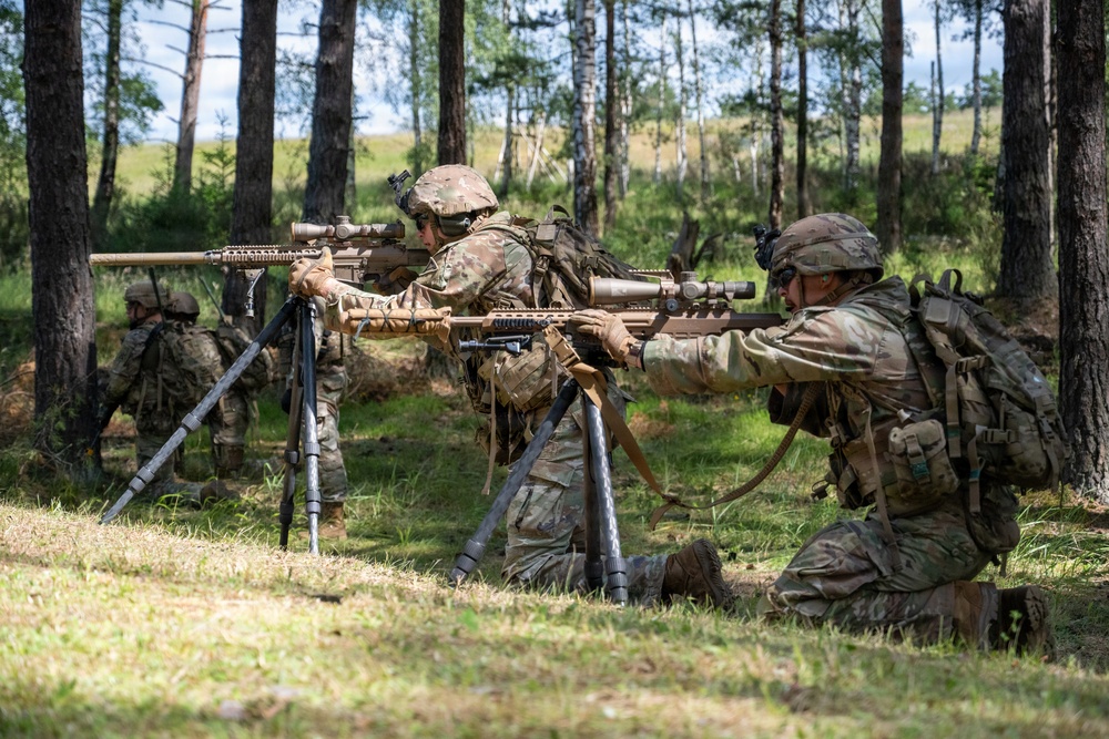 Blackfoot Company, 1-4 Infantry - Blank firing range in GTA