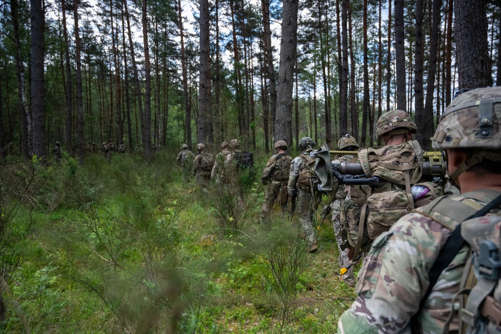 Blackfoot Company, 1-4 Infantry - Blank firing range in GTA