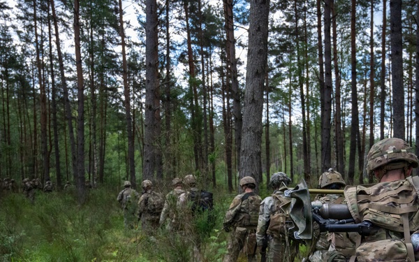 Blackfoot Company, 1-4 Infantry - Blank firing range in GTA